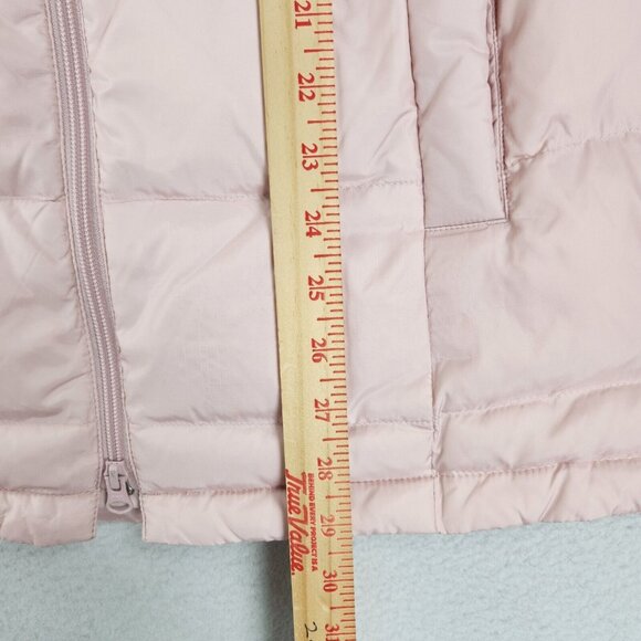 J Jill Vest Women Small Pink Down Long Line Puffer Quilted Full Zip Classic - Picture 6 of 13